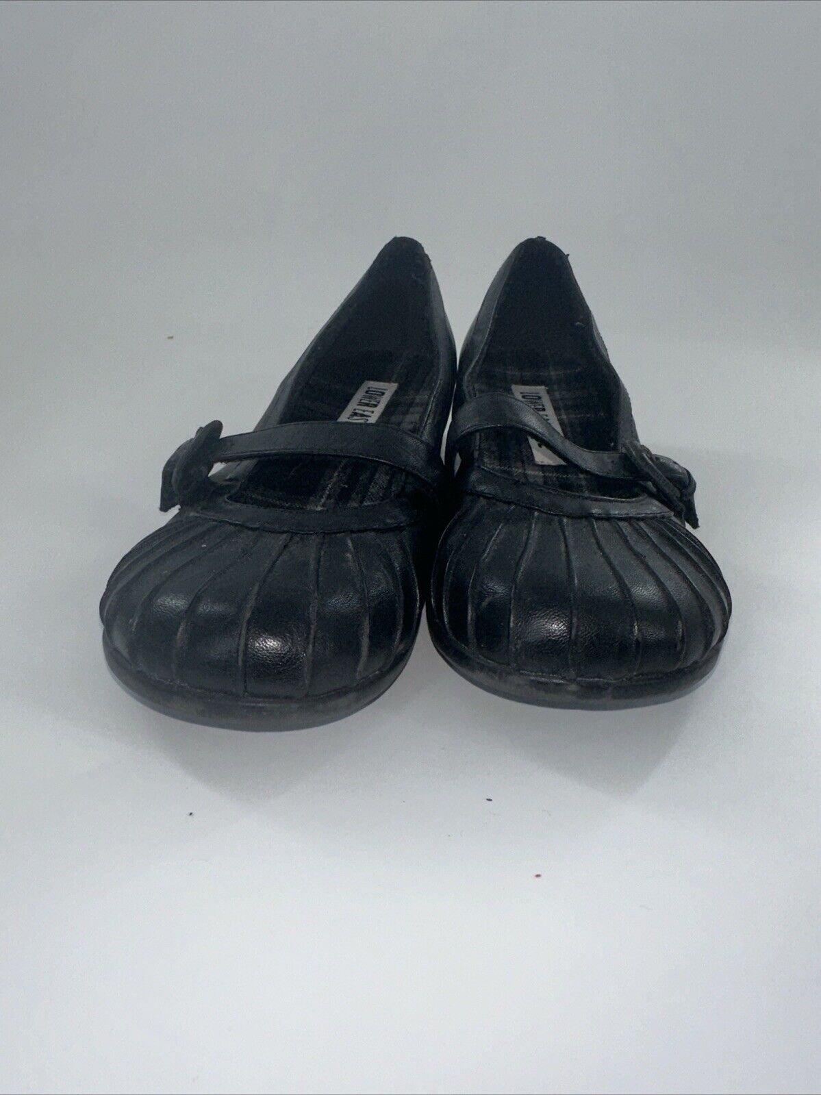 Vtg Lower East Side Womens Mary Jane Shoes Size 7.5 Black Y2K Chunky