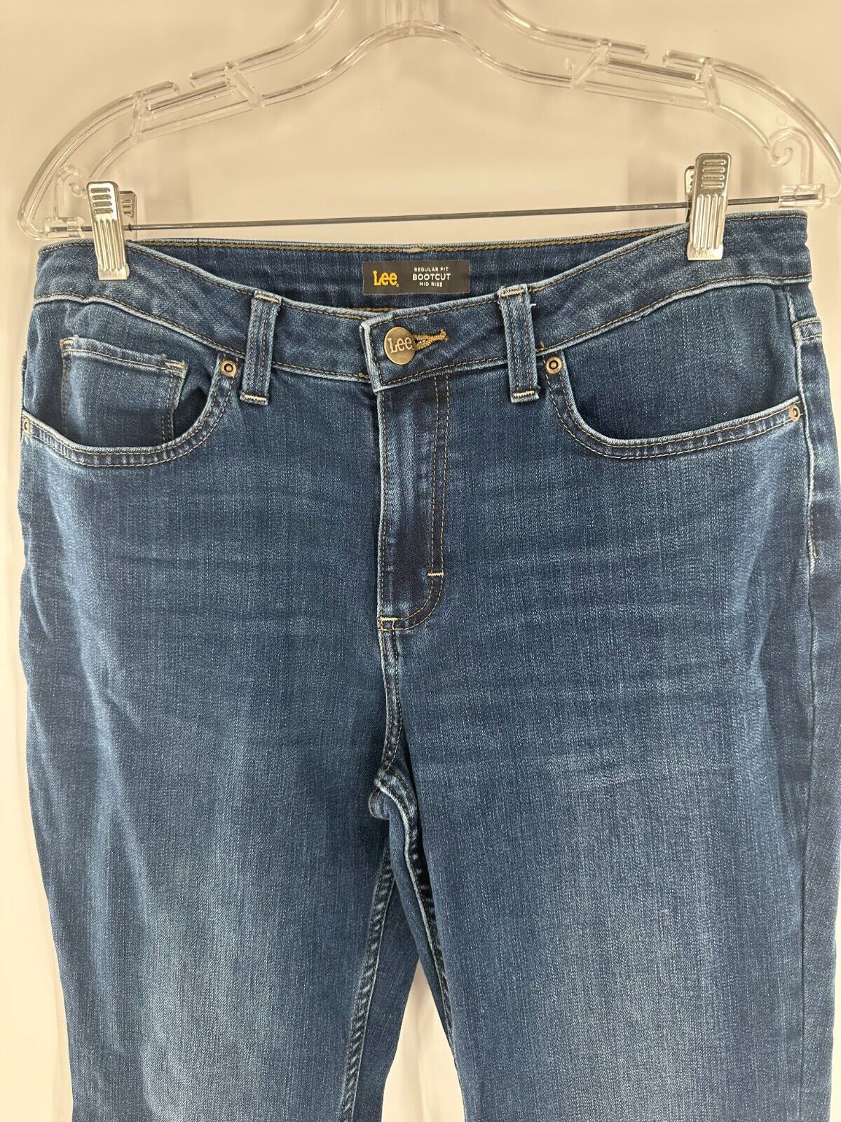 Womens Lee Regular Fit Bootcut Mid Rise  Jeans Sz 12 M