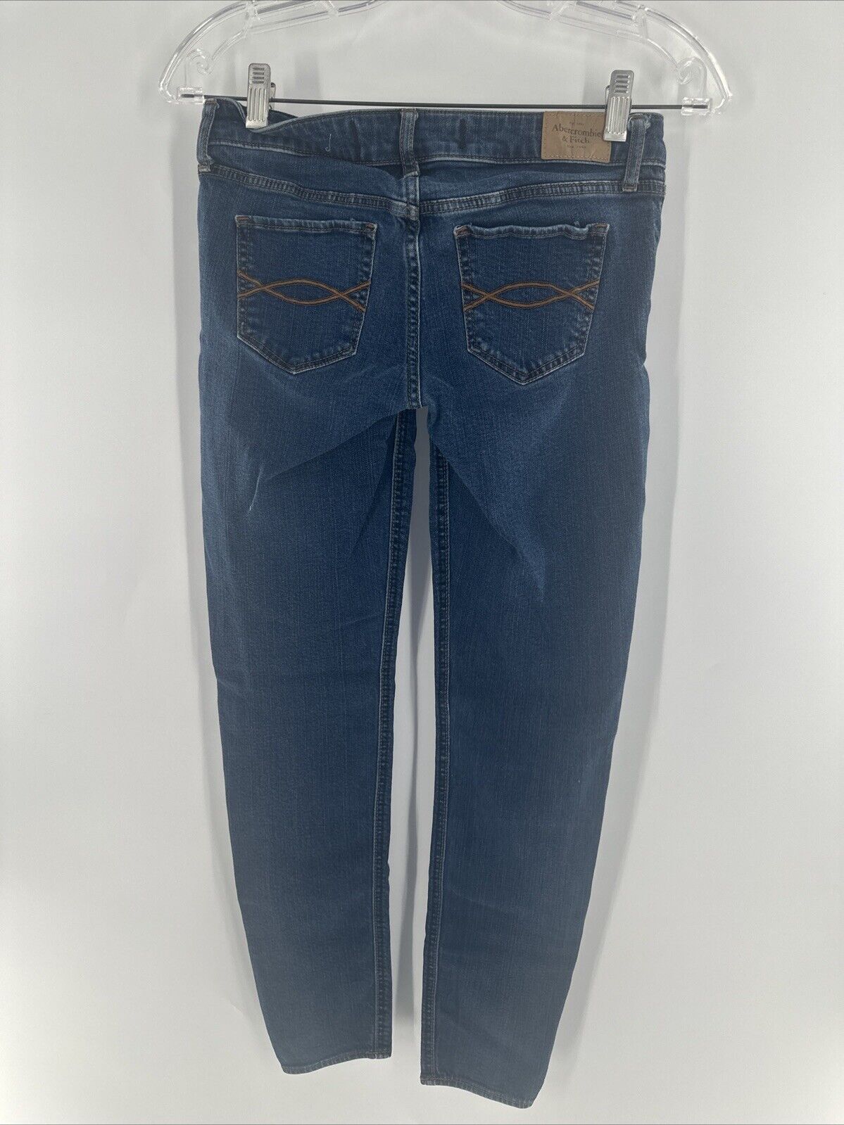 Abercrombie & Fitch Blue Denim The A&F Jegging Jeans Women's Size 4R  Actua26x27