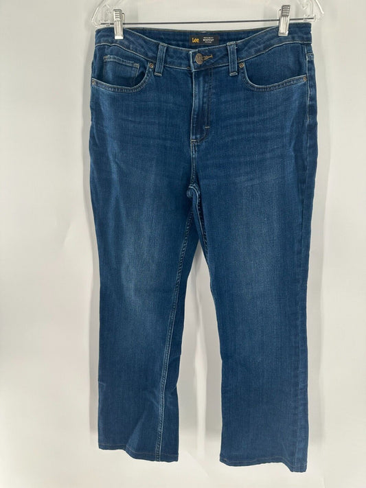 Womens Lee Regular Fit Bootcut Mid Rise  Jeans Sz 12 M