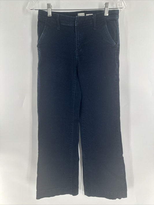 A New Day  Jeans Size 4 Womens Mid Rise Dark Wash Blue Denim  W 26in  L29in