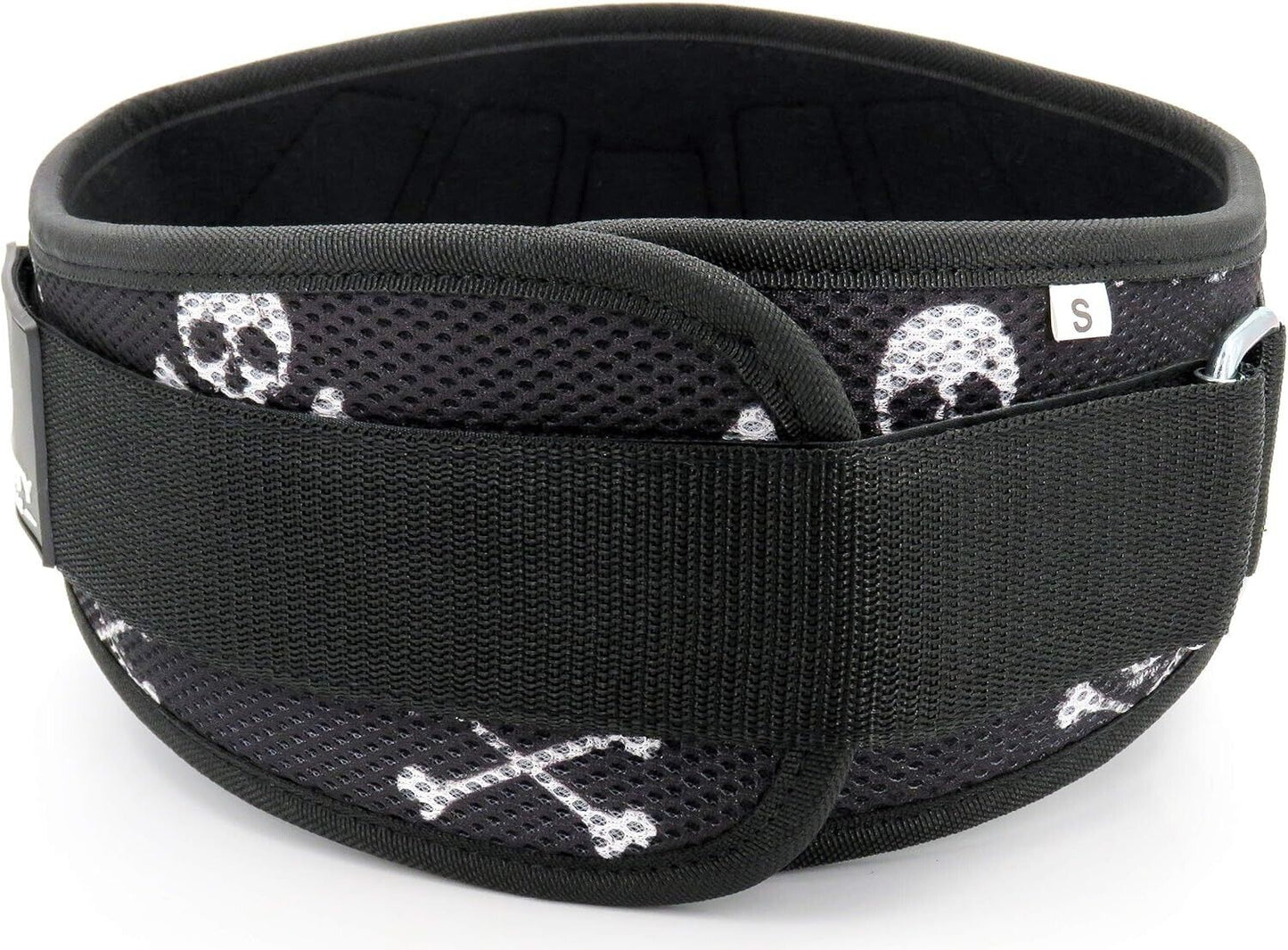 Weight Lifting Belt Size M Skull Print