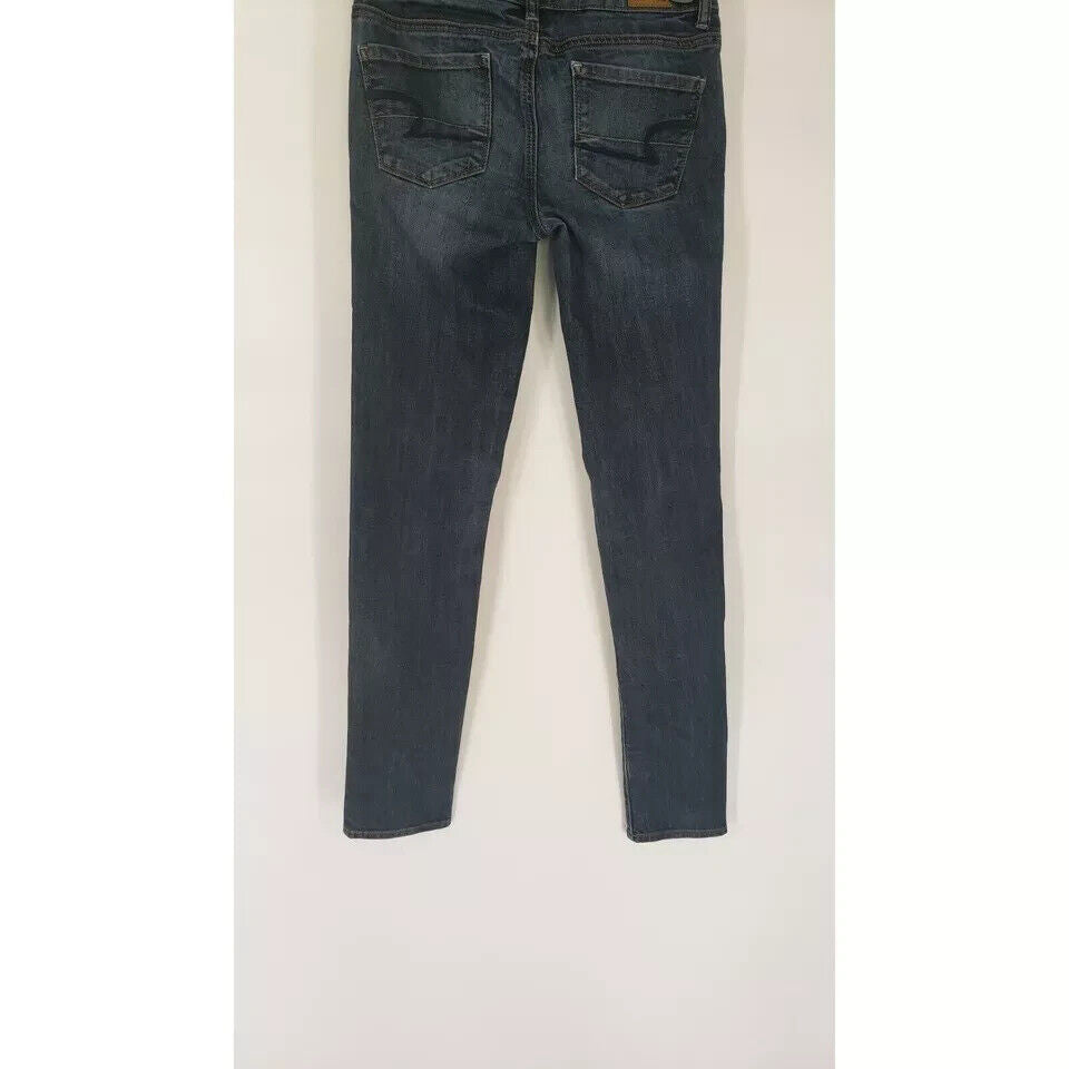 American Eagle Outfitters Jeans Womens Size 0 Skinny Super Stretch Quality...