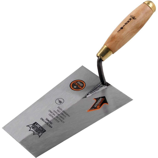 281440 7" Narrow Bucket Brick Trowel with Rubber Handle for Bricklaying - Opticdeals