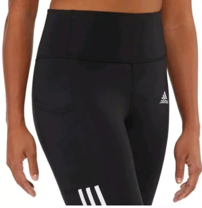 adidas Aeroknit Training Tights  Seamless 7/8 Womens Size M 3 Stripes