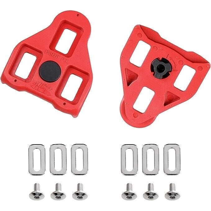 2 Pairs Look Delta Pedal Bike Cleats 9° Float Indoor Cycling Cleats Fit Peloton® - Opticdeals