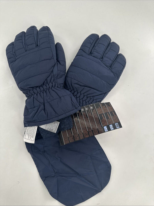 Andake Ski Gloves Men's Small / Med Duck Down Waterproof & Windproof Blue NWT