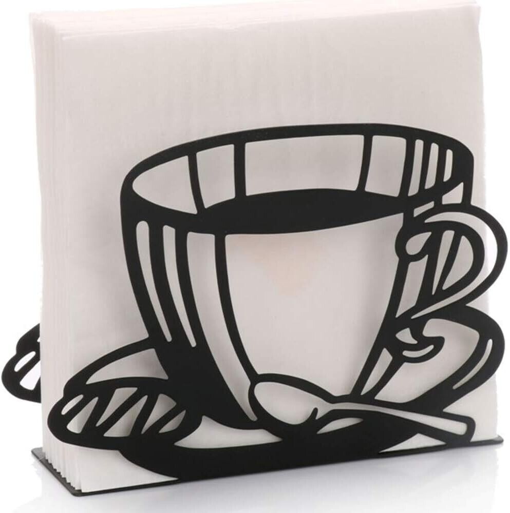 Paper Napkin Holder Stand for Kitchen Tables and Counter Tops Coffee Restaurant - Opticdeals