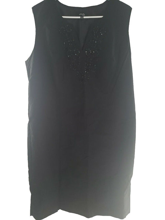 Rafaella Ponte V-Neck Shift Dress, Sz 16 - Opticdeals