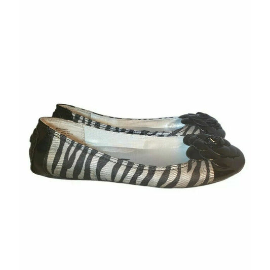 Anne Klein Ballet Flats. Women Shoes  Size 6.5 Tiger striped. - Opticdeals