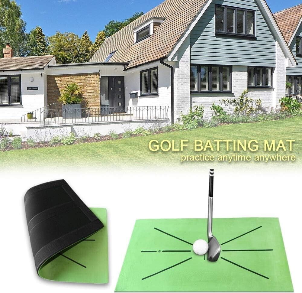 VSDNU Golf Training Mat, Residential Practice Grass Mat Premium - Opticdeals