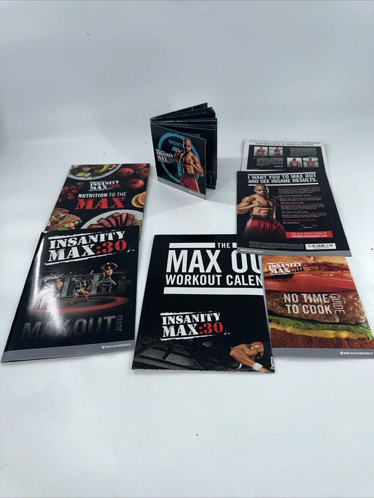 Shaun T Insanity Max 30 Cardio Workout 10 DVD Set