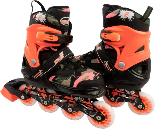 Eliiti Adjustable Kids Inline Skates for Girls Boys Size Small - Opticdeals