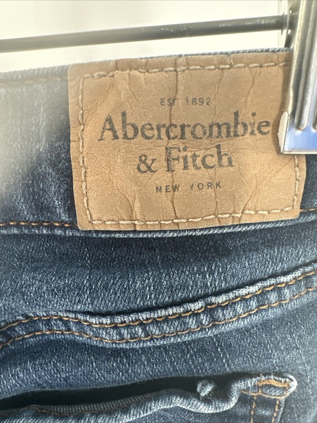 Abercrombie & Fitch Blue Denim The A&F Jegging Jeans Women's Size 4R  Actua26x27