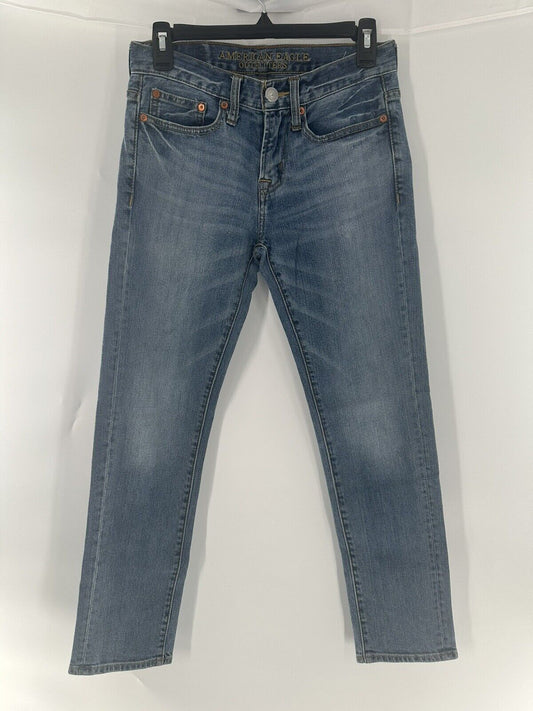 American Eagle Skinny Jeans Boys Size 26 x 28 Denim Pants - Stretch