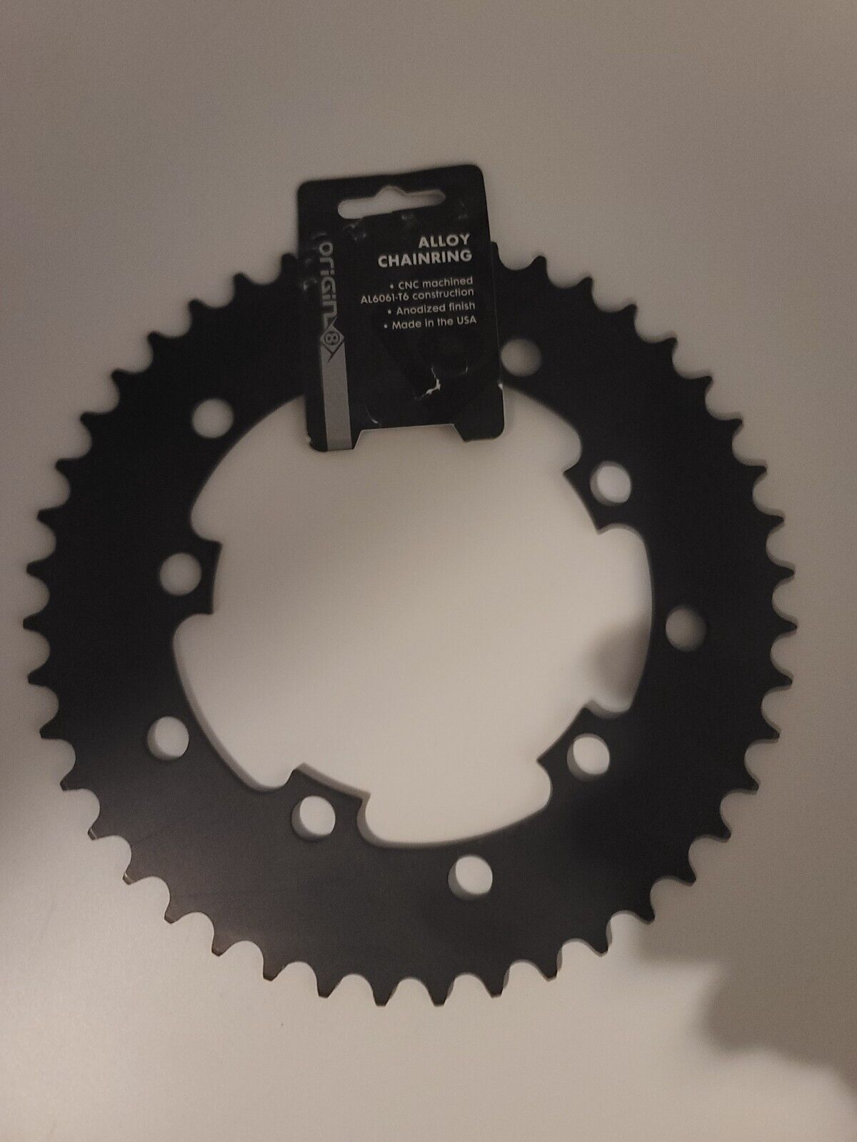 Origin8 BMX/Singlespeed/Fixie Chainring, 44t 110/130, 1/8 Black - Opticdeals