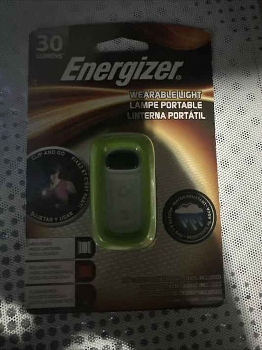 3 Mode Wearable Light energizer with batteries