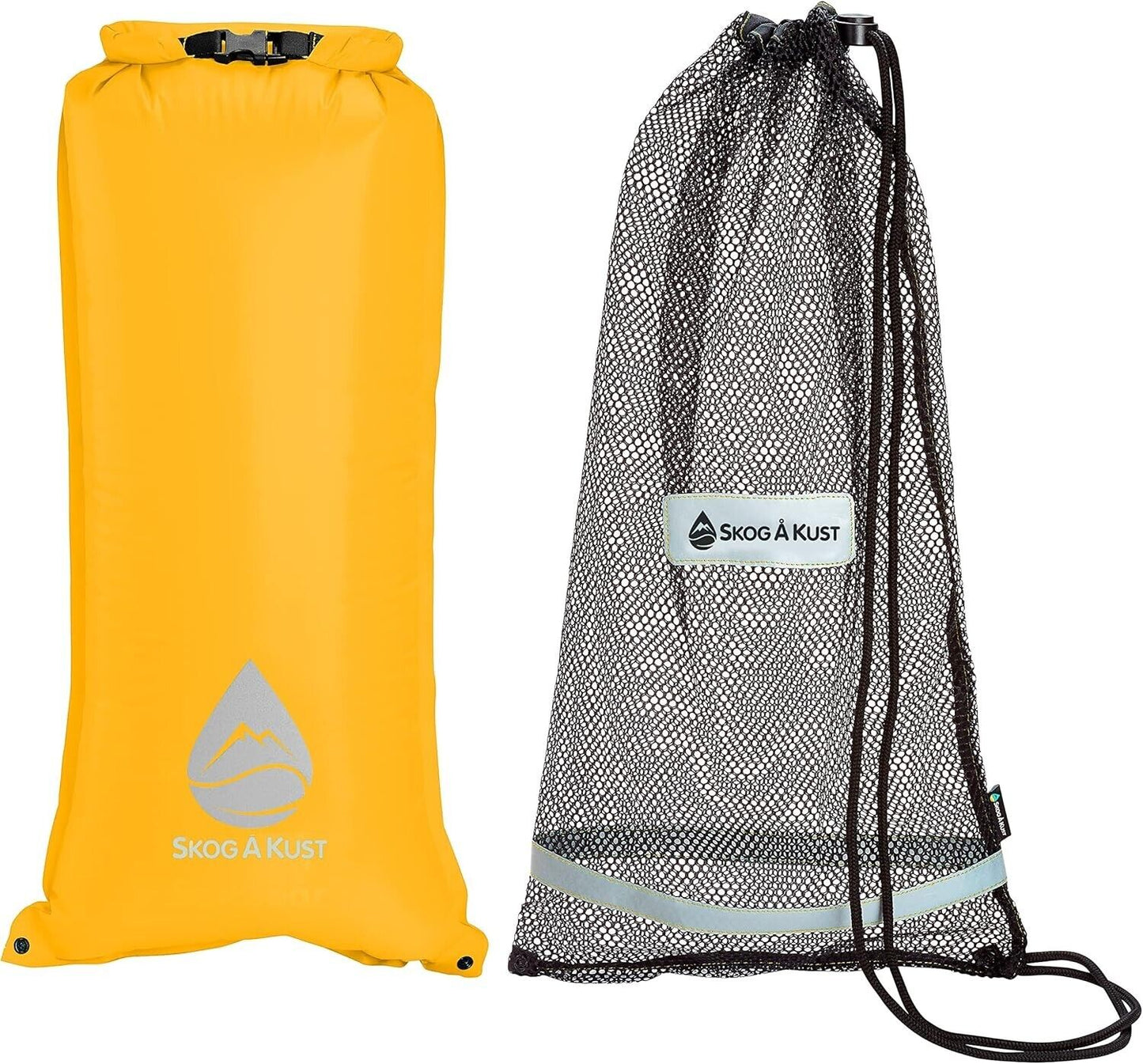 2-in-1 Mesh Snorkel Bag with Removable Interior Skog Å Kust Snorkel Såck