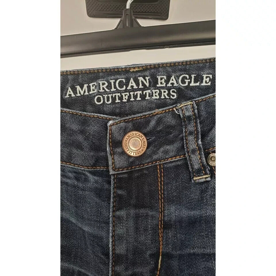 American Eagle Outfitters Jeans Womens Size 0 Skinny Super Stretch Quality...