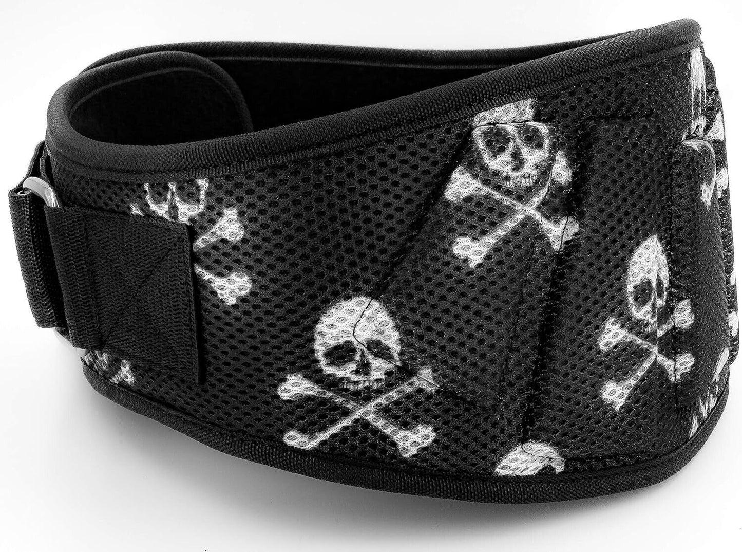 Weight Lifting Belt Size M Skull Print