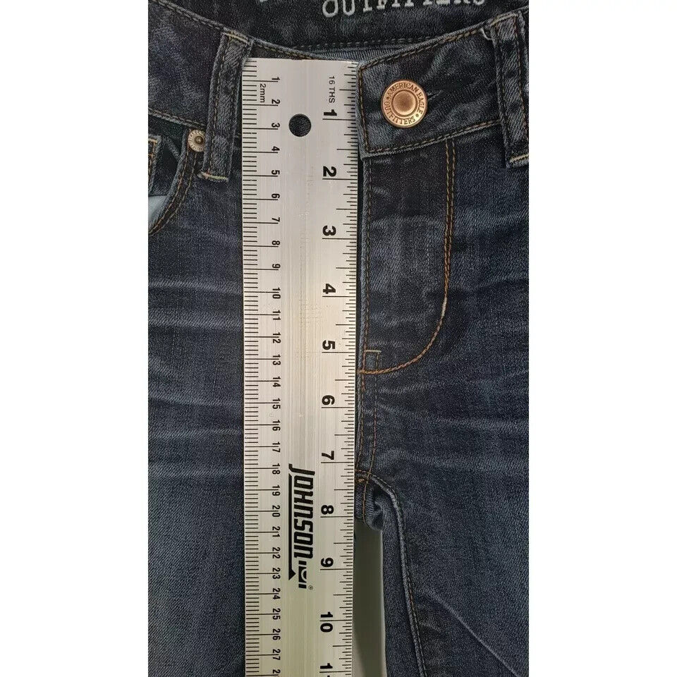 American Eagle Outfitters Jeans Womens Size 0 Skinny Super Stretch Quality...