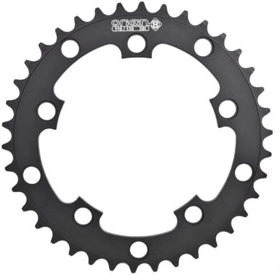 Origin8 BMX/Singlespeed/Fixie Chainring, 44t 110/130, 1/8 Black - Opticdeals