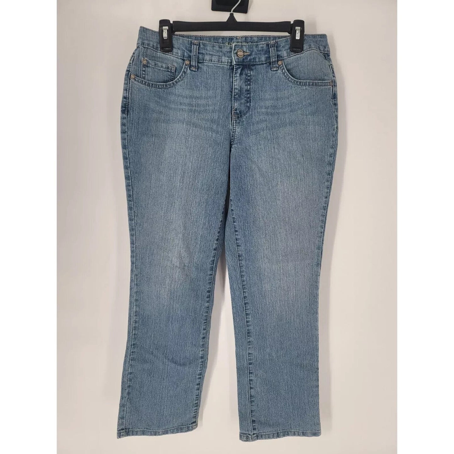 Sonoma Life + Style Modern Straight Jeans Women's Size 8 Short Blue