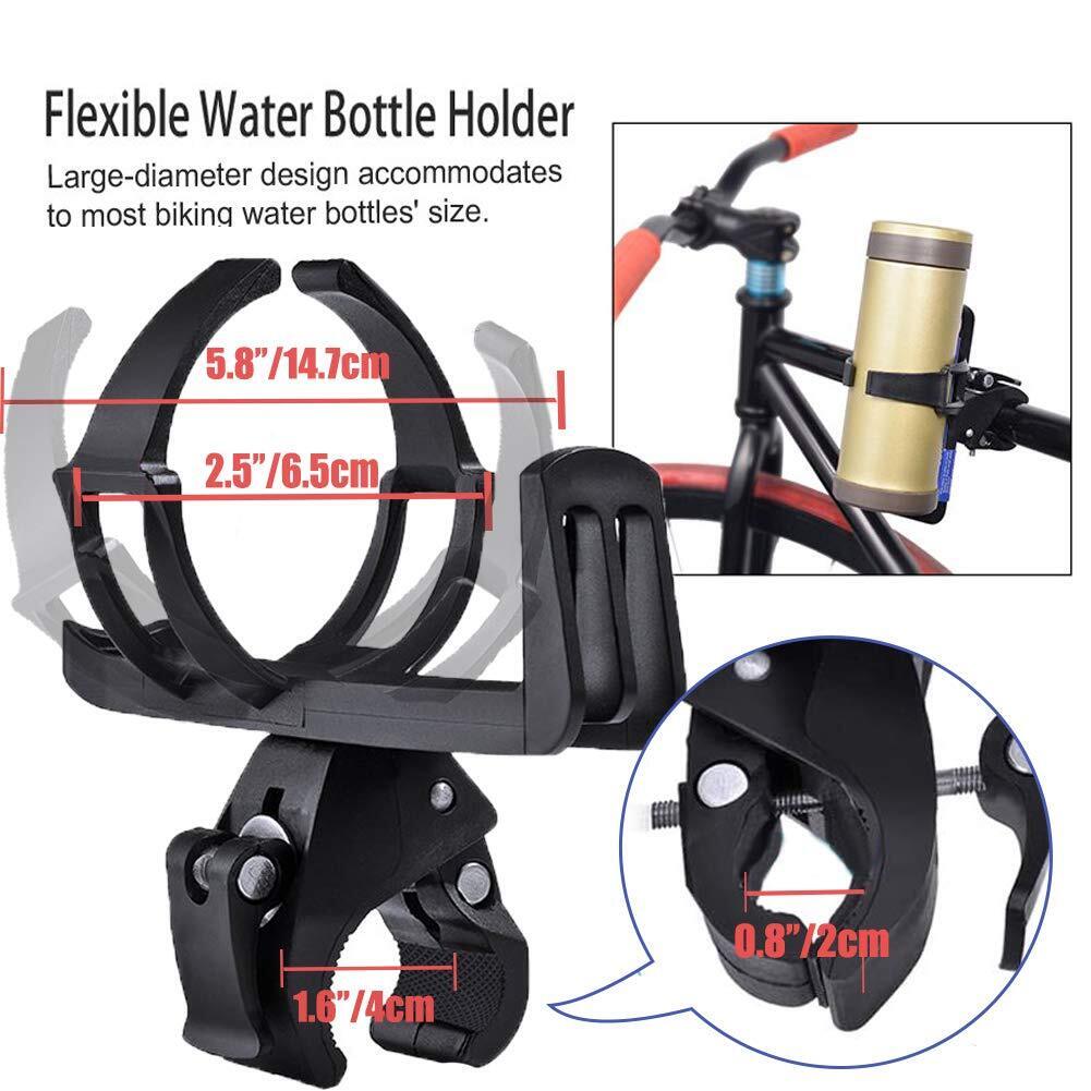 2 PCS Adjustable Bike Water Bottle Holder Mountain Road Bicycle No