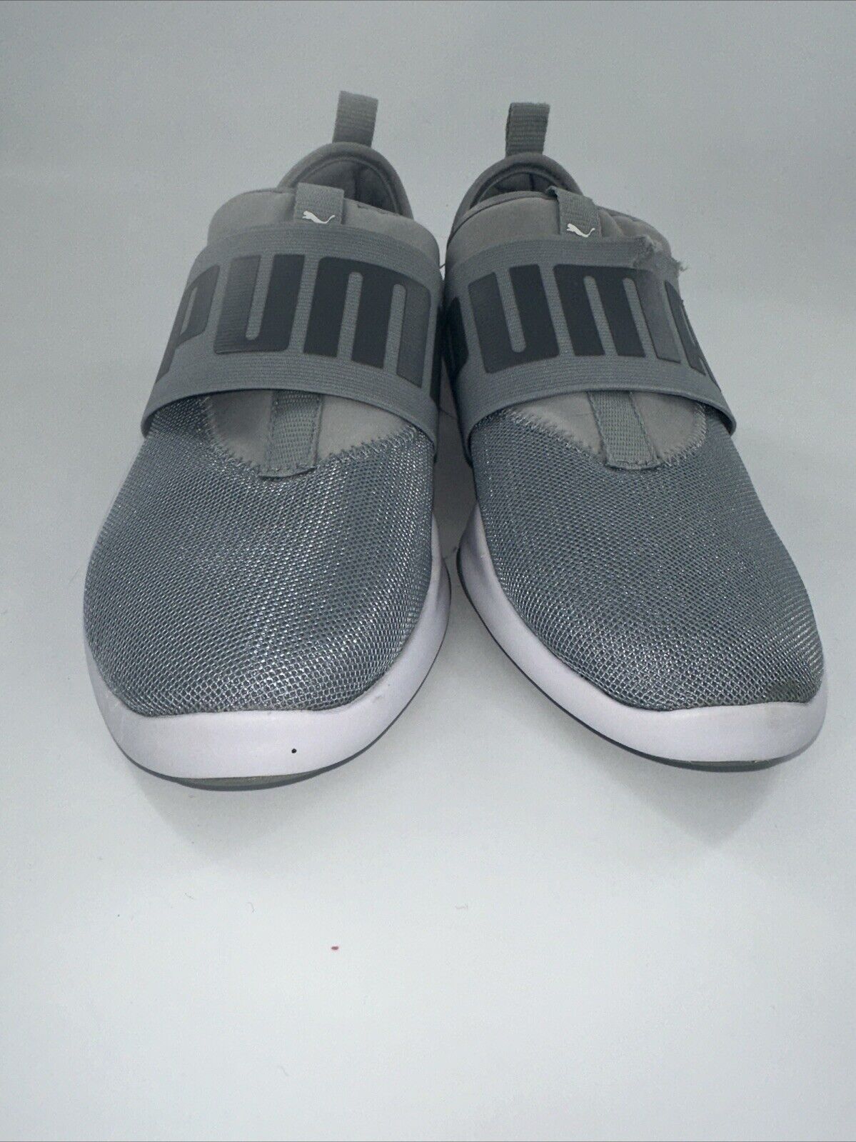 Puma Women's Slip On Soft Foam Sneaker Shoes Gray  Size 8