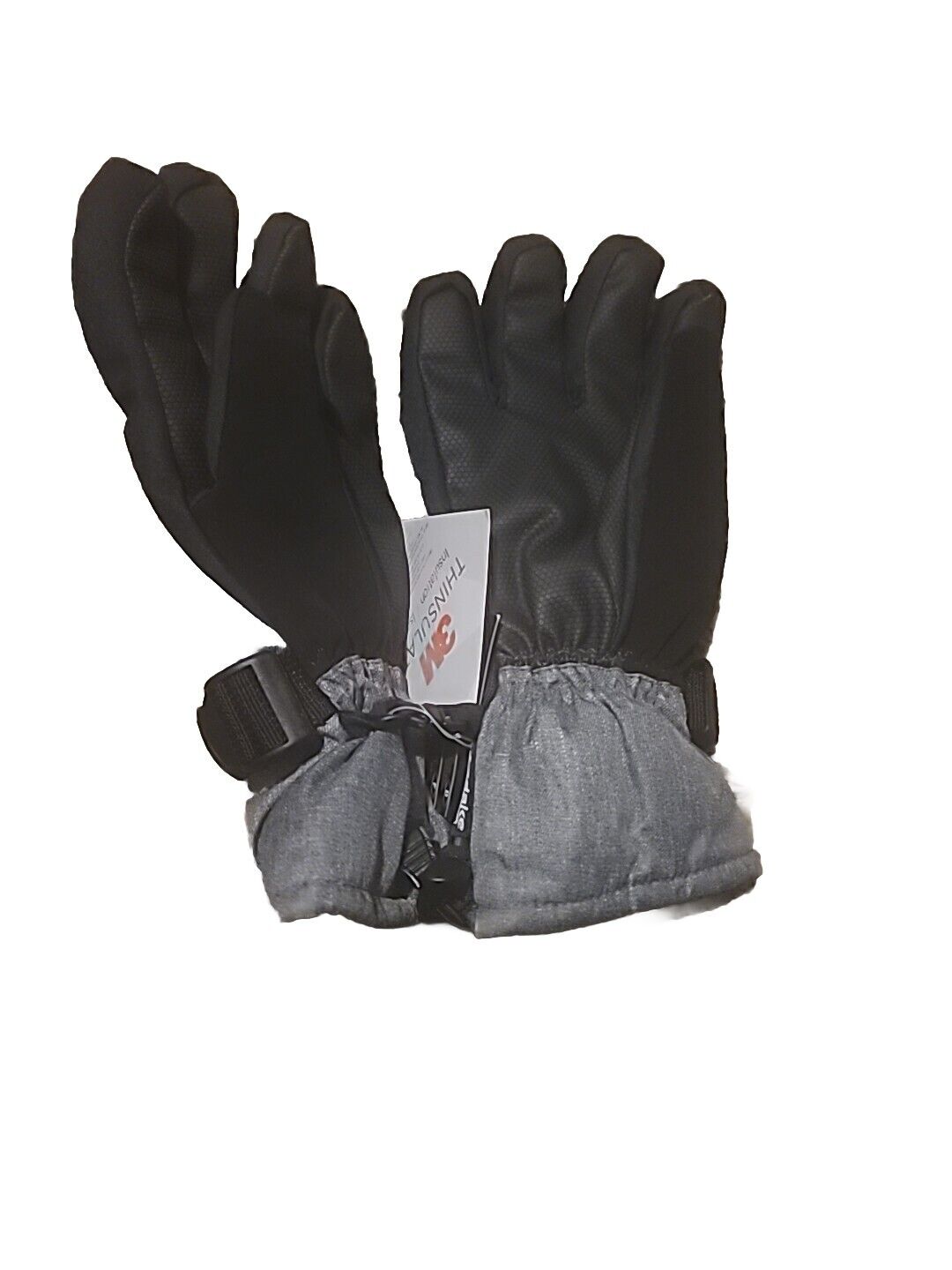 Andake Ski Gloves Sz Medium   3M Thinsulate  Touch Screen Gray Hiking - Opticdeals