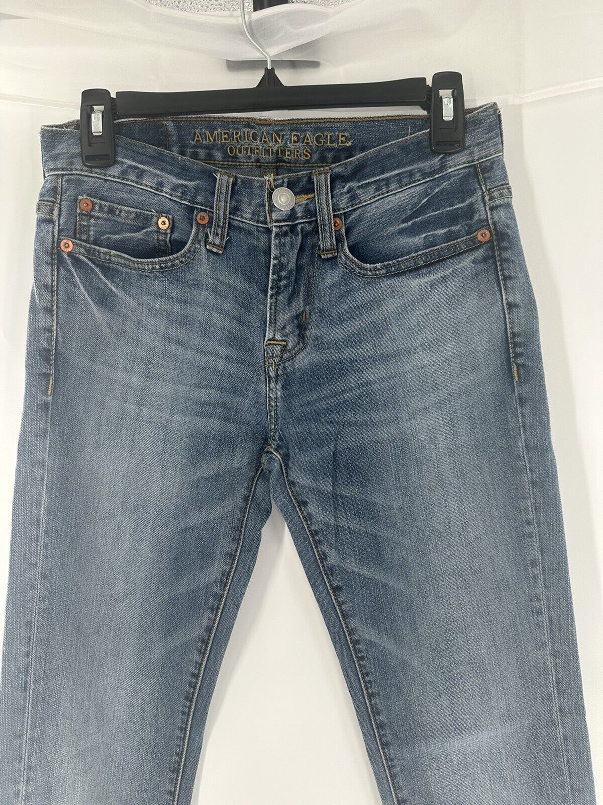 American Eagle Skinny Jeans Boys Size 26 x 28 Denim Pants - Stretch