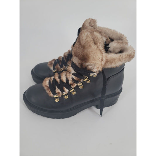 American eagle combat boots with fur womens size 7 - Opticdeals