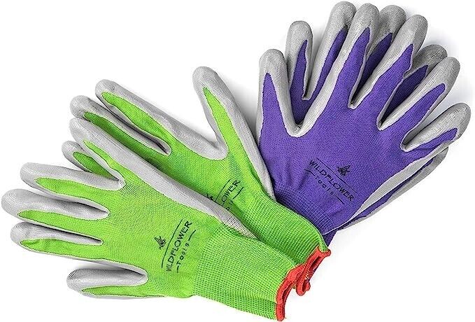 WILDFLOWER Tools Gardening Gloves for Women and Men  Size Small - Opticdeals