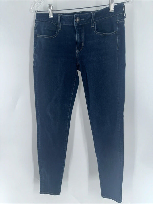 Womens Size 6 Regular Super  Stretch American Eagle Jeggings Jeans 28x28