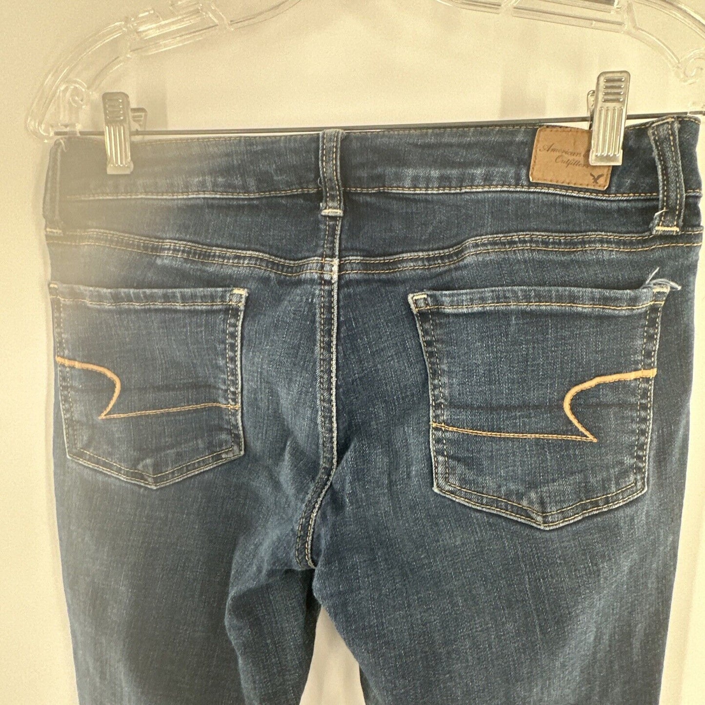 American Eagle Next Super Stretch Jegging Jeans Women's Size 8 Long Dark Wash