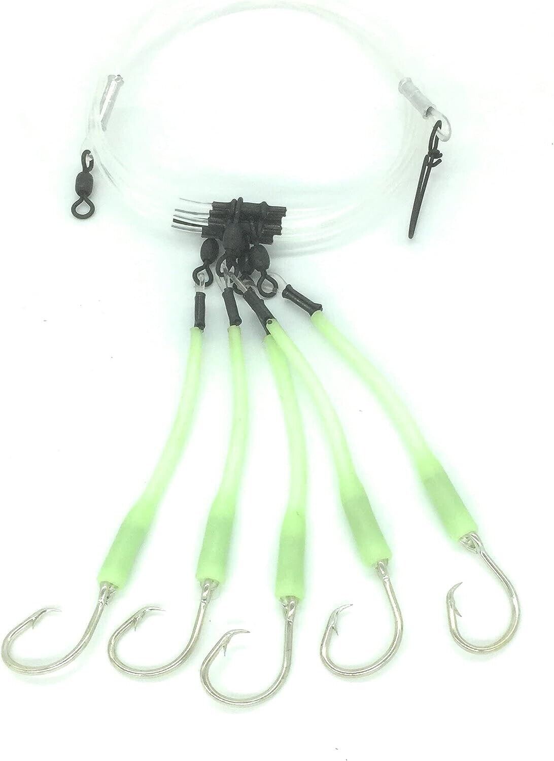 Deep Drop Fishing Rig, 5 Mustad Circle Hooks Sports " Outdoors Leaders & Rigging - Opticdeals