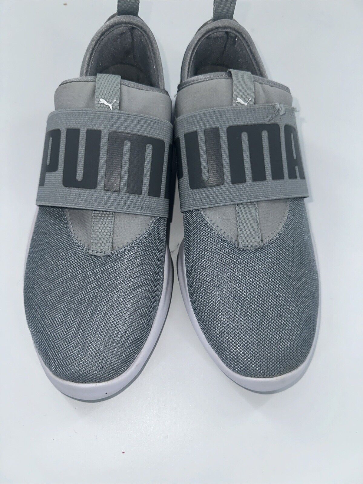 Puma Women's Slip On Soft Foam Sneaker Shoes Gray  Size 8