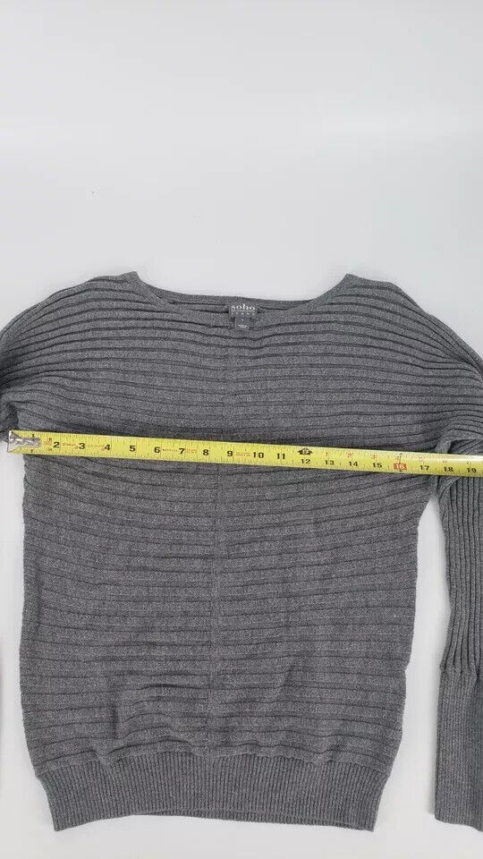 Soho New York & Co Womens Pullover Sweater  Gray Size S