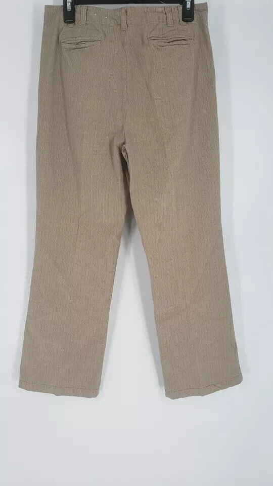 White Stag Pants Womens Size 12 R Brown Stretch  Chino Khaki Casual