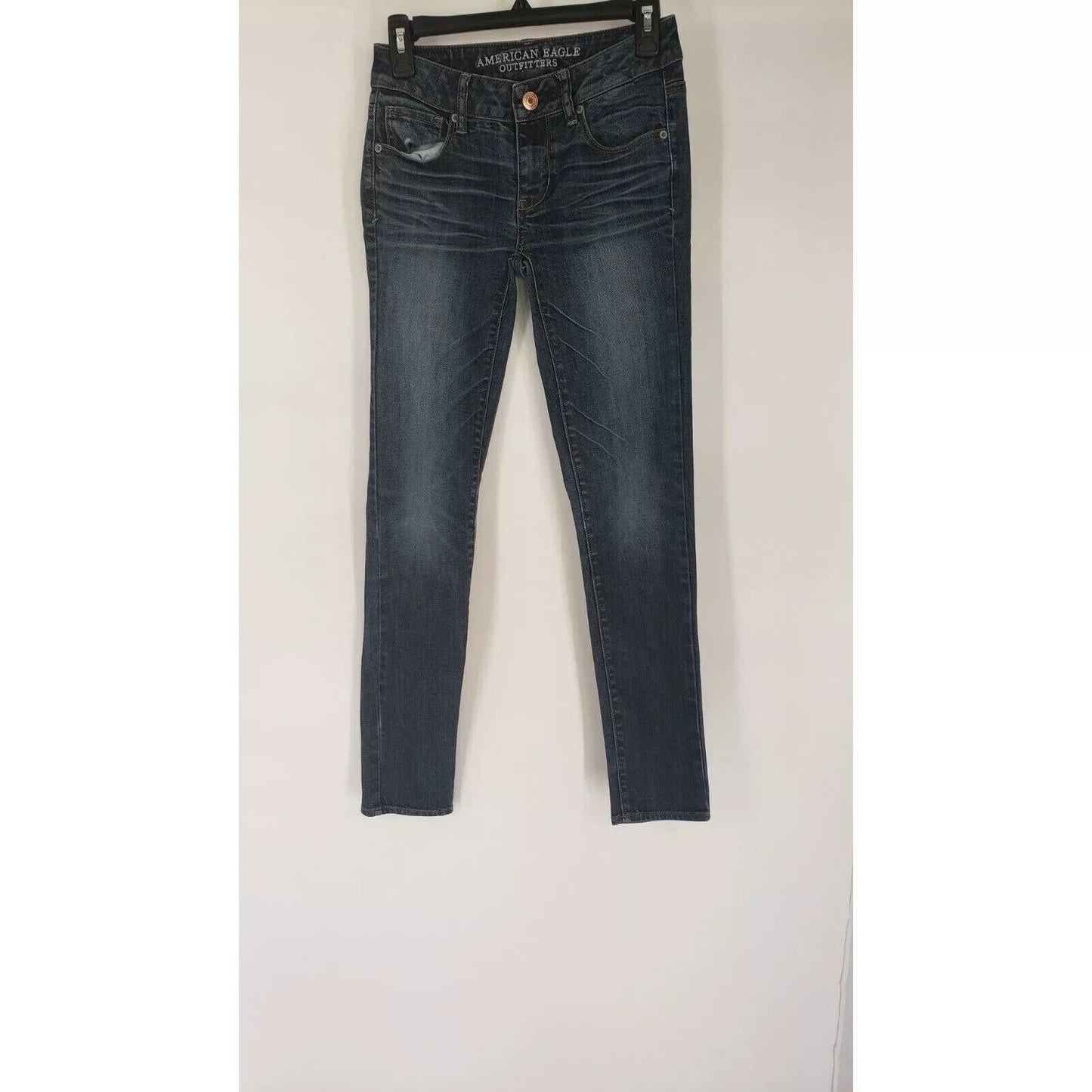 American Eagle Outfitters Jeans Womens Size 0 Skinny Super Stretch Quality...