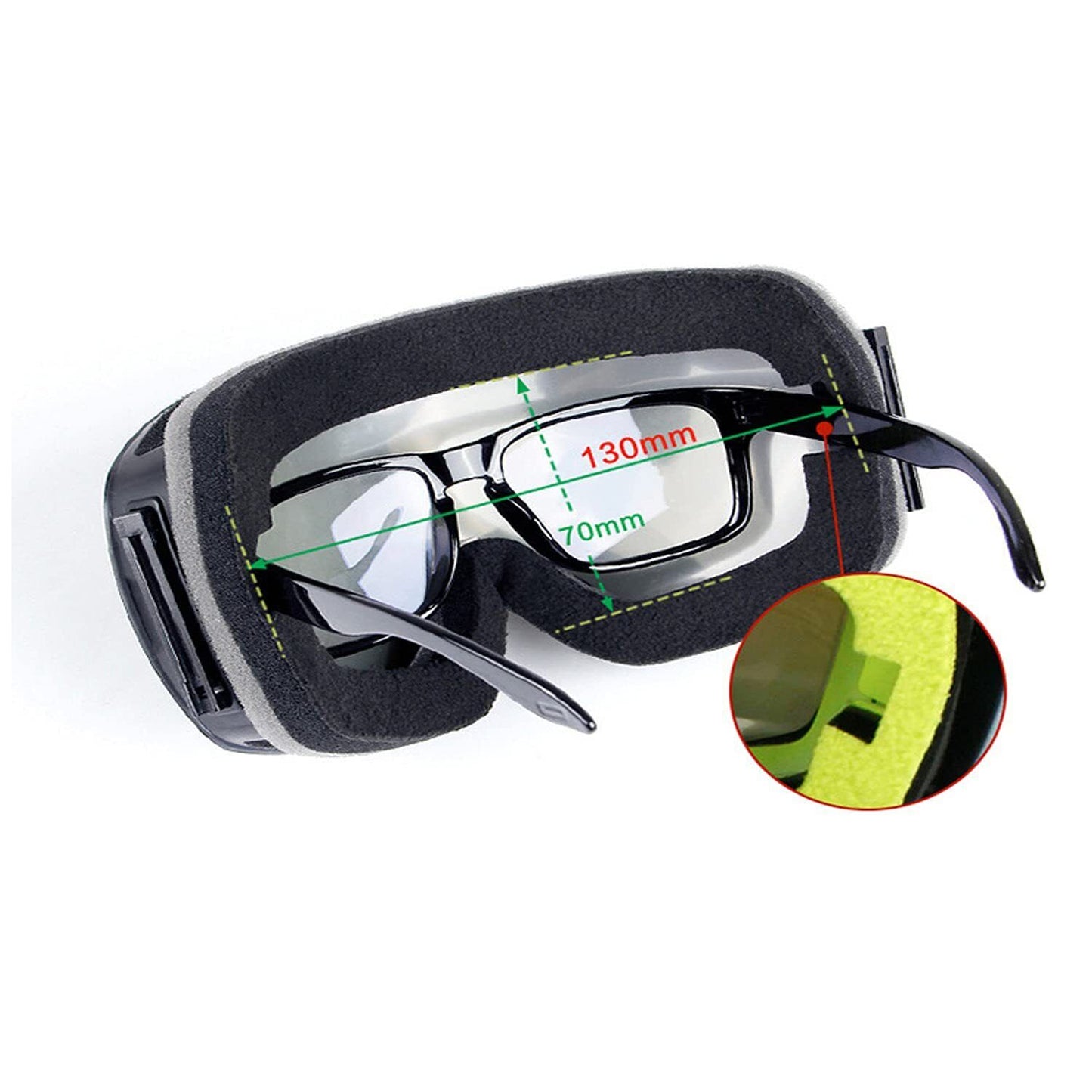 Ski ,Snowboarding Goggles REVO mirror lens UV402 anti-snow