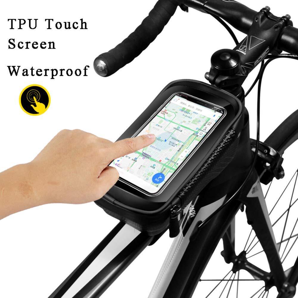 Road Bike Front Top Tube Frame Bag  Phone Case Storage