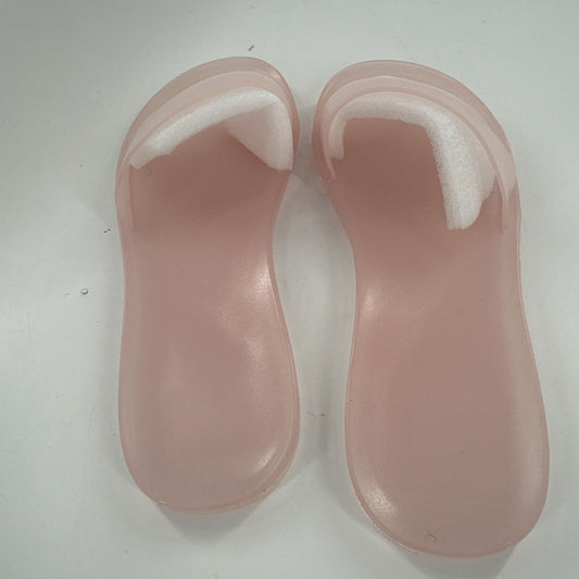 Women Beach Jelly Sandals Slides Pink Shoes