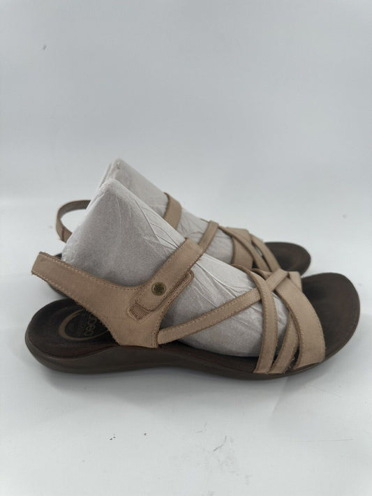 Abeo B.I.O. System Bobbie Sandals Women's Beige Leather Comfort - US 7N