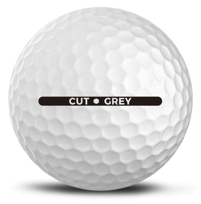 Cut Golf Cut Grey Golf Balls, White 1Dozen - Opticdeals