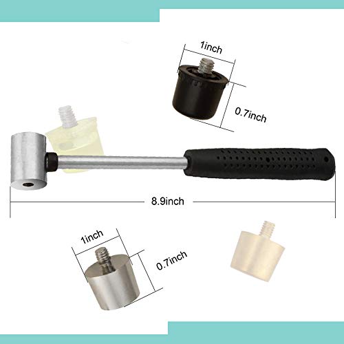 Gunsmithing Hammer with 4 Tips, Gunsmithing tools For Jewelry, Wood, Gunsmithing - Opticdeals