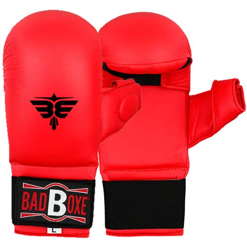 Karate Gloves Sz M Red - Opticdeals