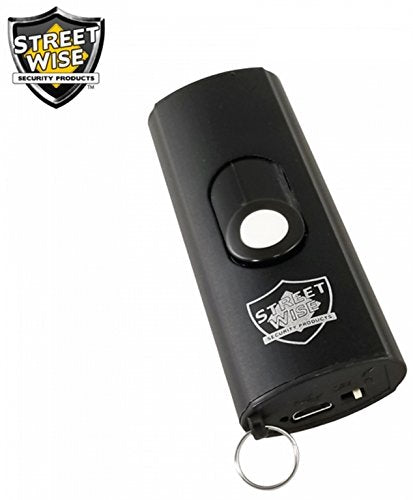 Streetwise USB 22,000,000 Keychain Stun Gun Key Chain and Flashlight - Opticdeals