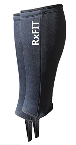 RxFIT 5mm Neoprene Shin Skin Weightlifting Shin Protector (Pair - S/M) - Opticdeals