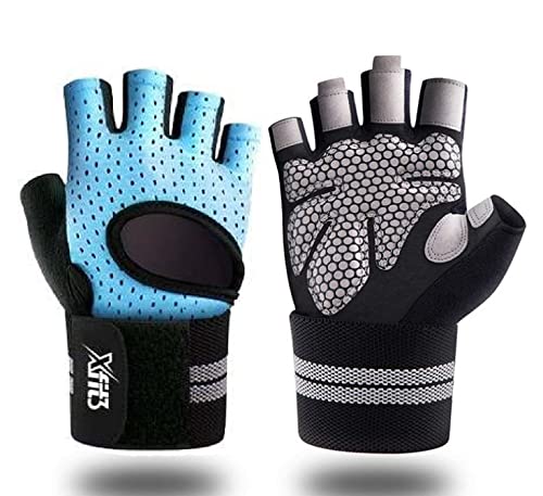 XFIT3 Weight Lifting Gloves (Black, XL)Workout Gloves - Opticdeals